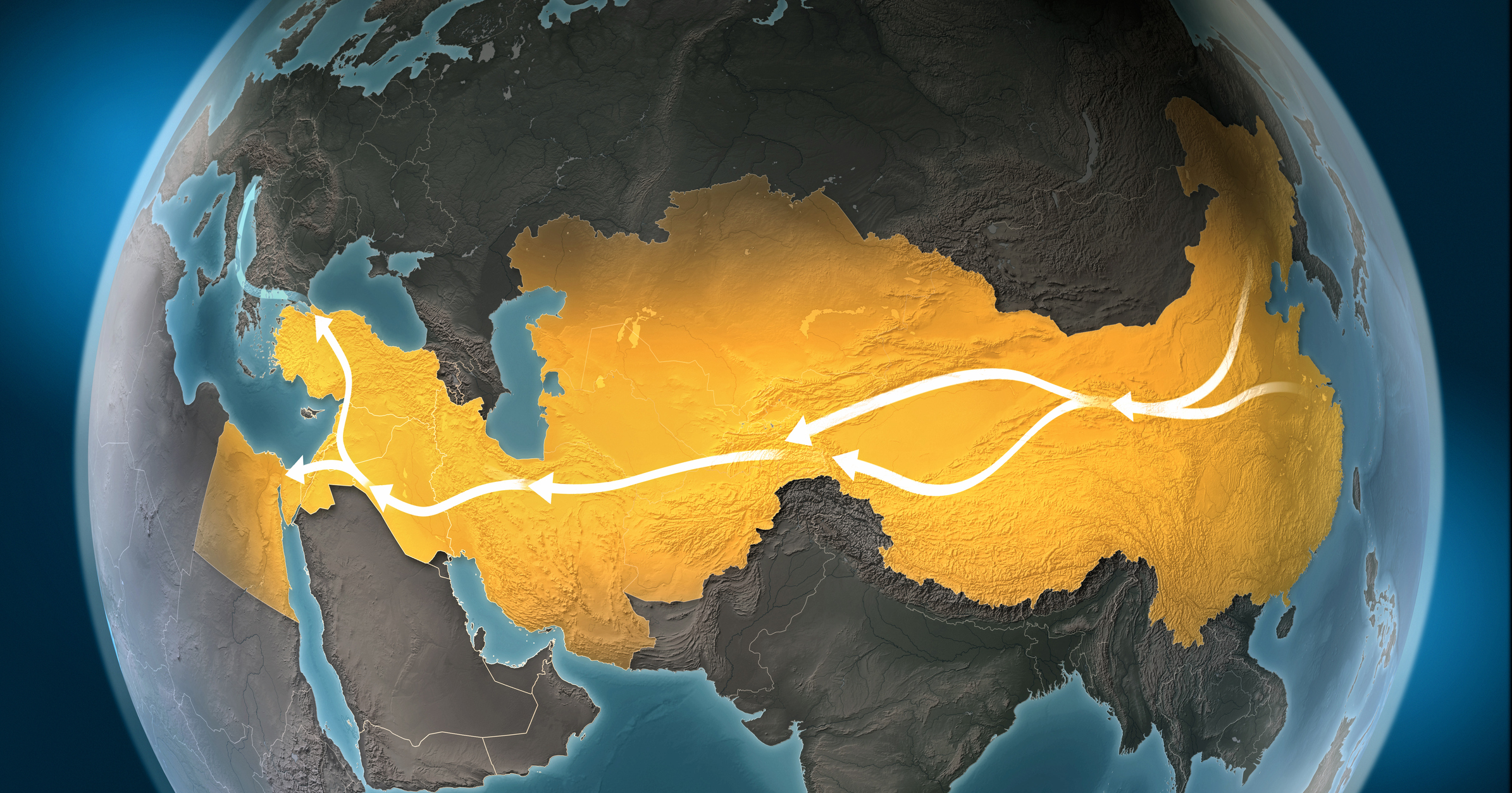 Silk Road Route Map